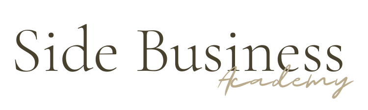 Das Logo der Side Business Academy und Link zur Startseite Online-Business Aufbau